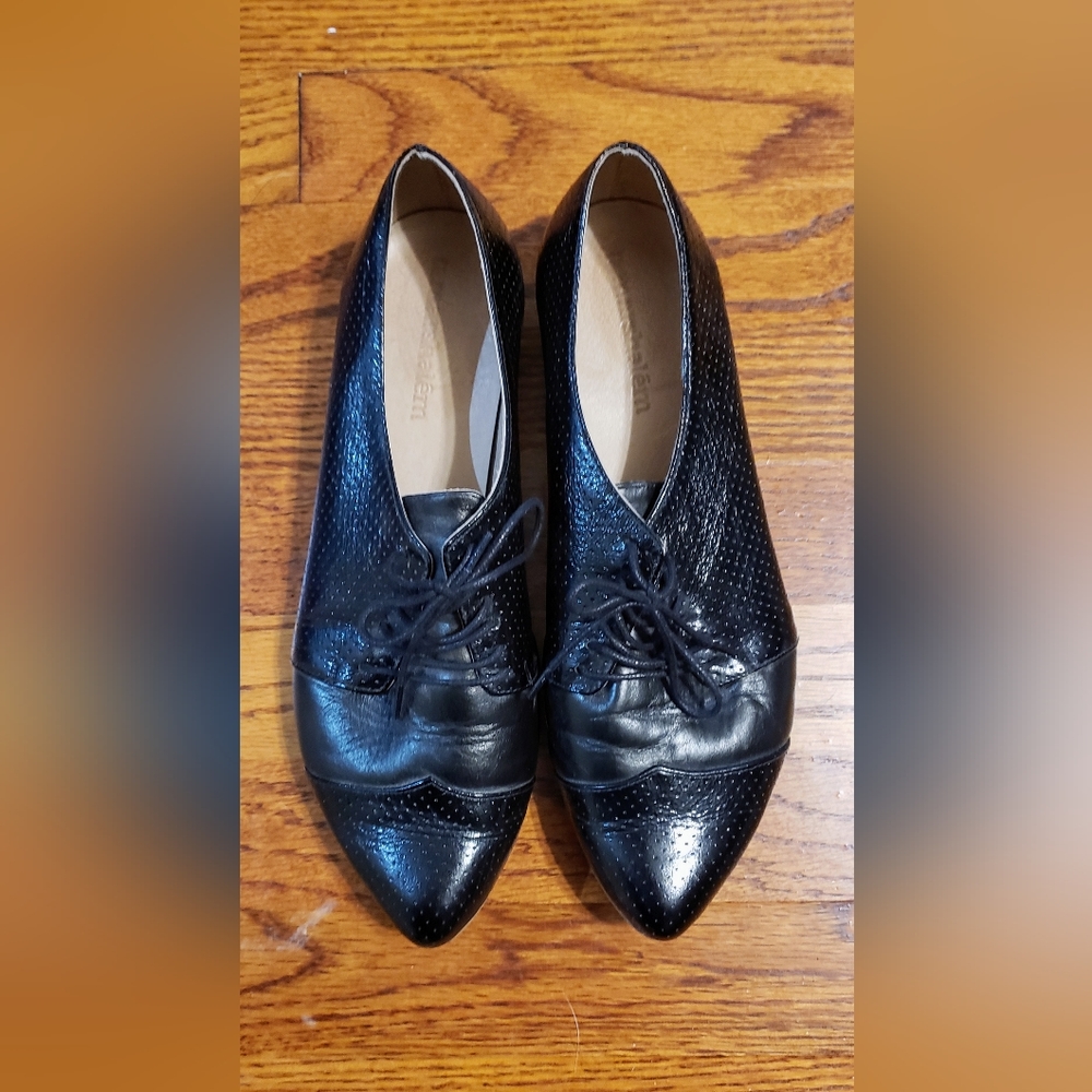 Tamar shalem black shoes size 41 EUC
